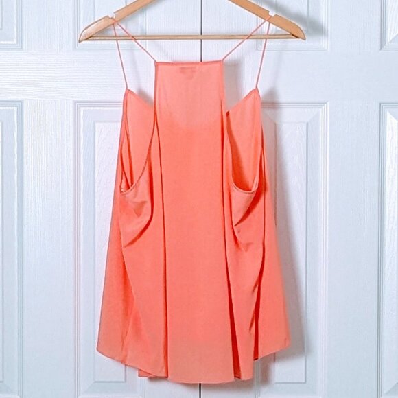 JOHNNY WAS Women's Spaghetti Strap Silk Camisole Size XL Coral NWT - Picture 2 of 7